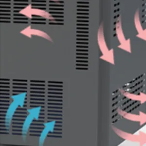 Нижний воздухозабор, выпуск воздуха сверху