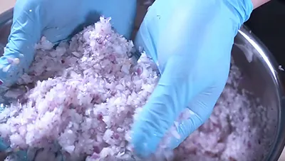 Измельчение лука